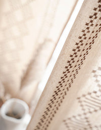 Italian Style Linen Cotton Embroidery Curtains