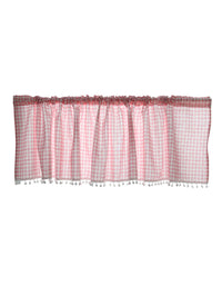 Countryside Style Plaid Half Curtains