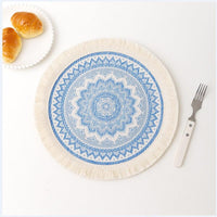 Set de table à pompons en tissu nordique anti-brûlure (LOT DE 2)