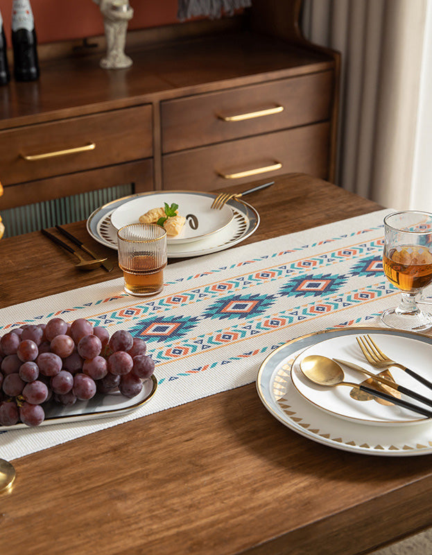 Bohemian Mixed Pattern Table Runner