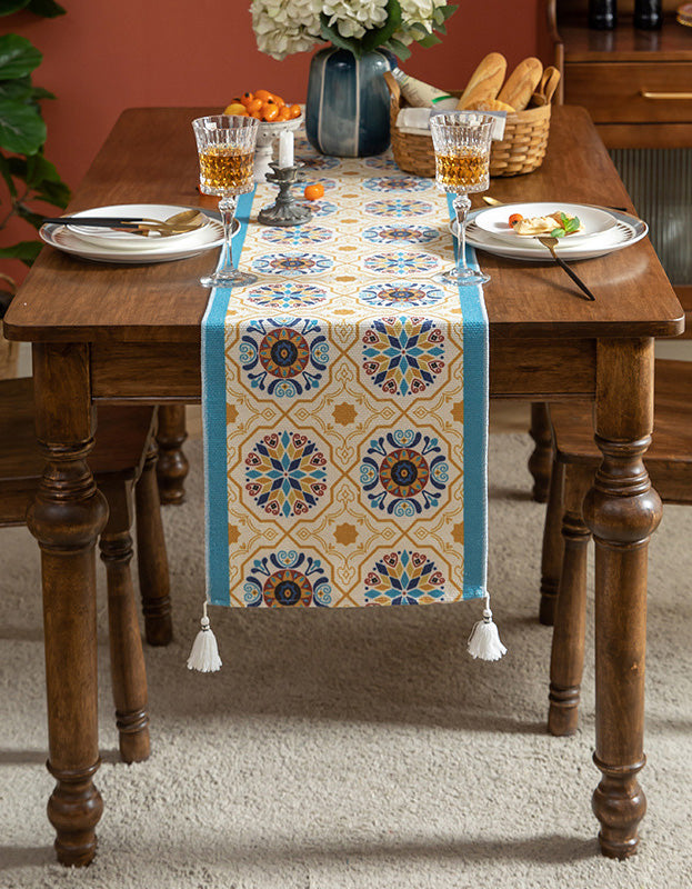 Bohemian Mixed Pattern Table Runner