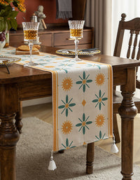 Chemin de table à motifs mixtes bohèmes