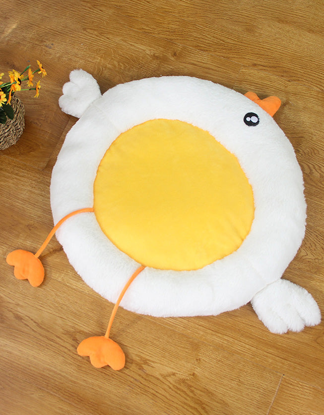 Cartoon Cute Round Plush Pet Mat