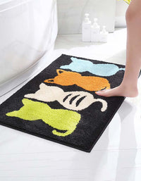 Tapis de bain absorbant et antidérapant au design de dessin animé