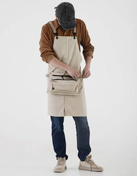 Cotton Canvas Waterproof Apron With Portable Bag