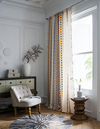 Cotton Linen Printing Bohemian Style Curtain