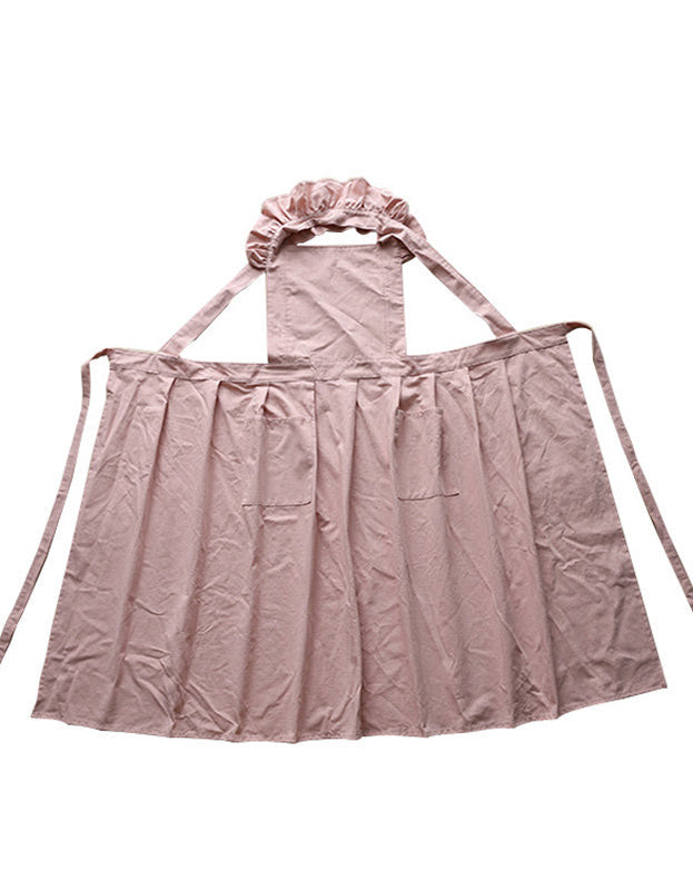 Cotton Ruffled Waterproof Cooking Apron