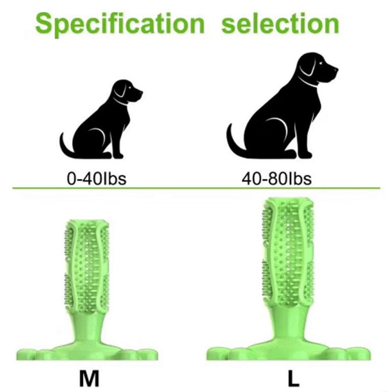 Juguete ecológico para perros que rechina los dientes y limpia la boca