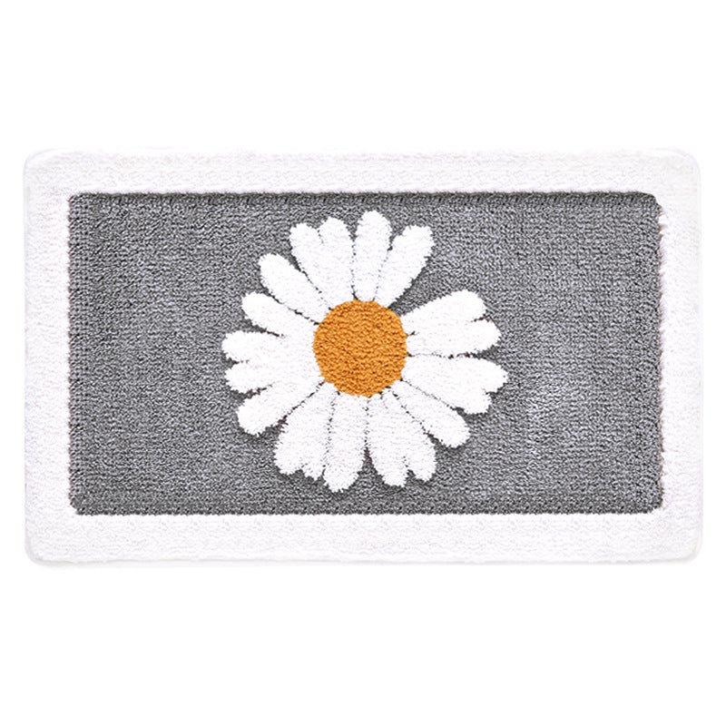 Floral Non-Slip Bath Mat