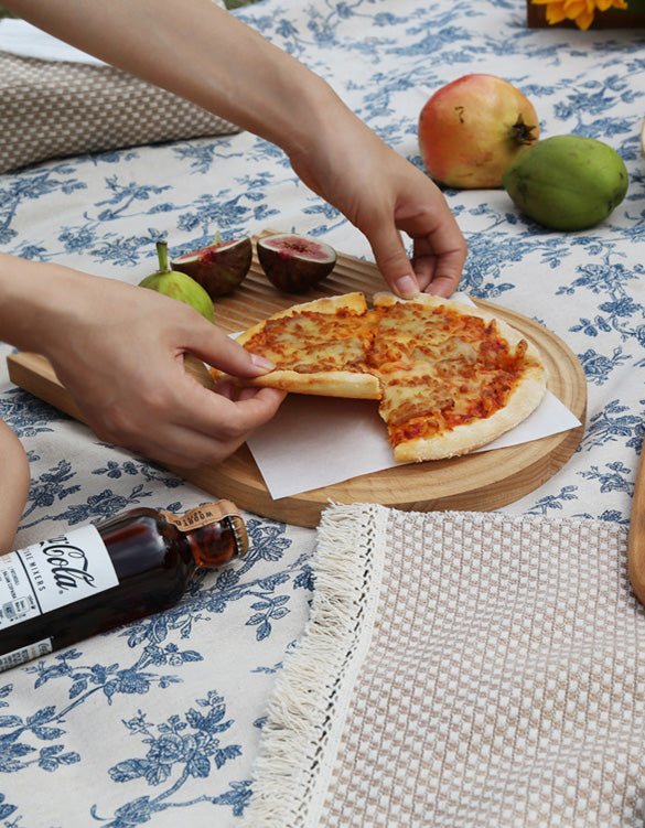 Manta de picnic para exteriores con estampado floral