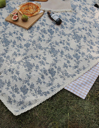 Manta de picnic para exteriores con estampado floral