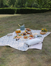 Manta de picnic para exteriores con estampado floral