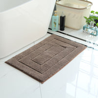 Tapis de bain en coton moelleux