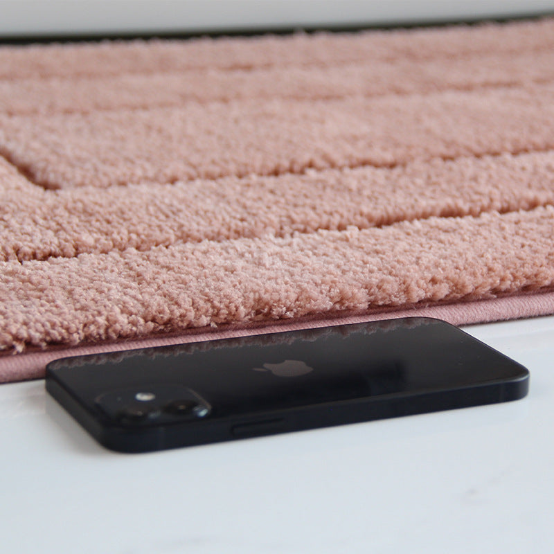 Fluffy Cotton Bath Mat