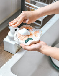 Fruit-Shaped Kitchen Cleaning Sponge