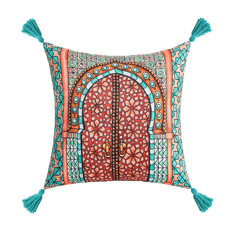 Modern Moroccan Bohemian Style Cushion Cover