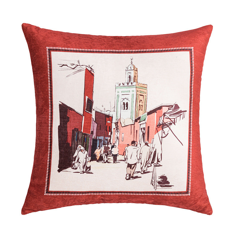 Housse de coussin de style bohème marocain moderne