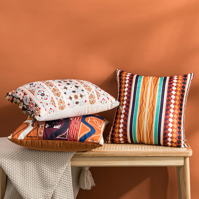 Modern Moroccan Bohemian Style Cushion Cover