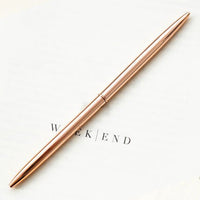 2 PCS Nordic Golden Rose Ballpoint Pen