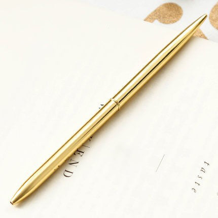 2 PCS Nordic Golden Rose Ballpoint Pen