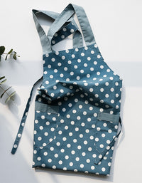 Nordic Pure Cotton Striped Polka Dots Cooking Apron