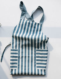 Nordic Pure Cotton Striped Polka Dots Cooking Apron