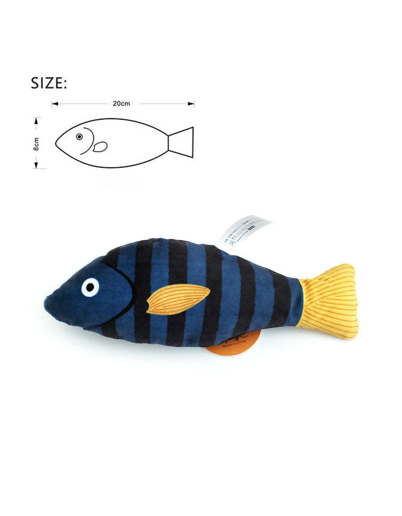 Tooth Grinding Seafood Fish Cat Toy