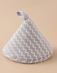 Cotton Linen Cute Anti-scalding Triangle Pot Handle Cap (1 PAIR)