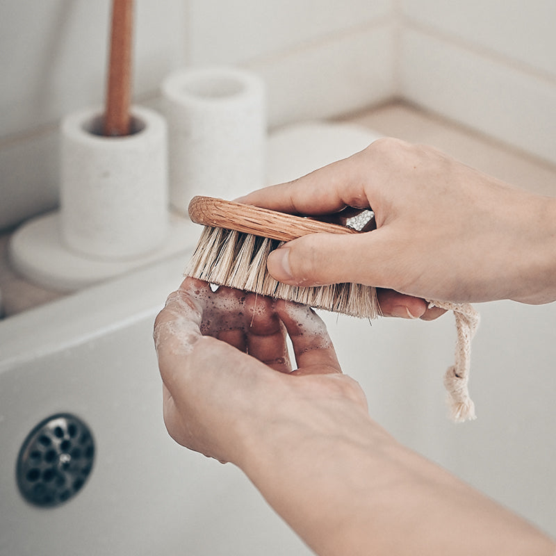 Brosse de bain SPA en crin de cheval naturel