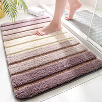 Tapis de bain à rayures simples