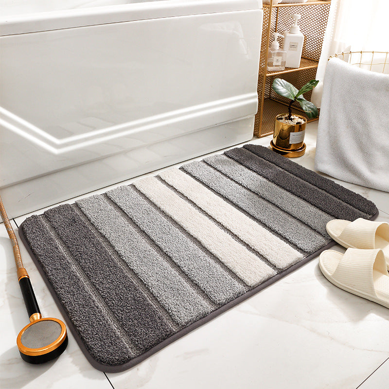 Tapis de bain à rayures simples