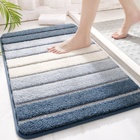 Tapis de bain à rayures simples