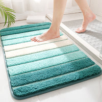 Tapis de bain à rayures simples