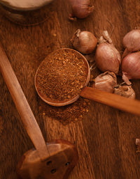 Cuchara coladora de bambú de madera maciza para cocina