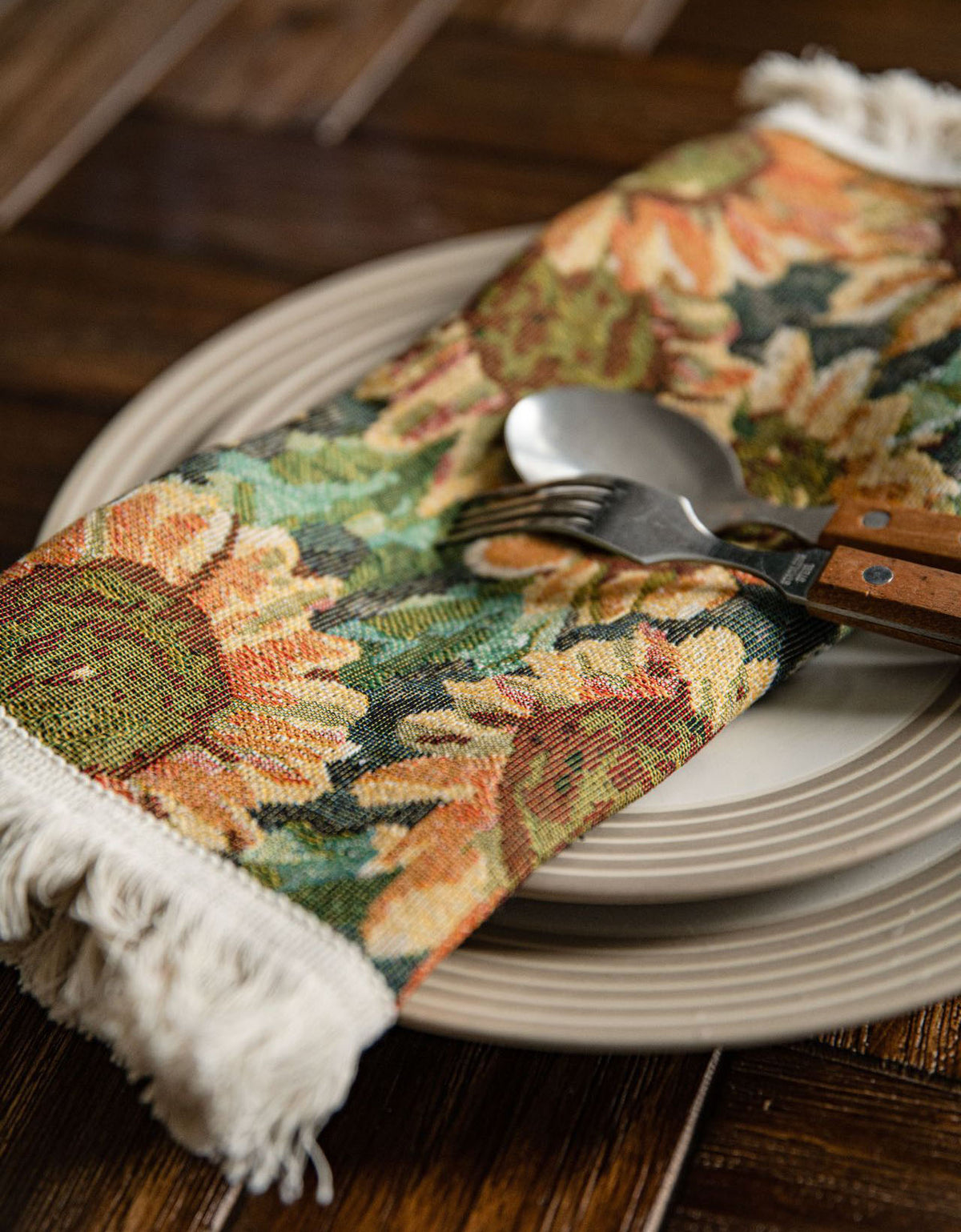 Tessle Sunflower Printed Table Runner