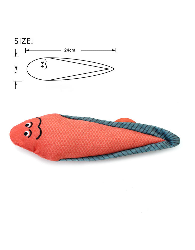 Tooth Grinding Seafood Fish Cat Toy