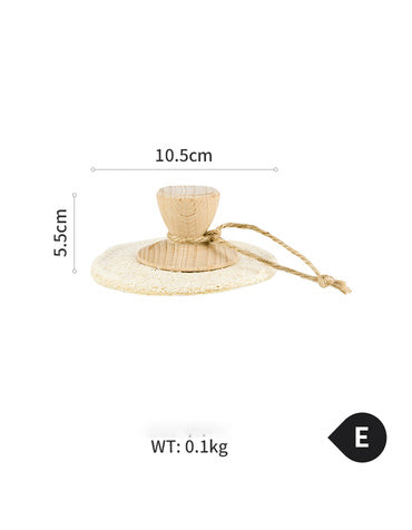 Brosse à vaisselle en soie de sisal naturel pour la cuisine