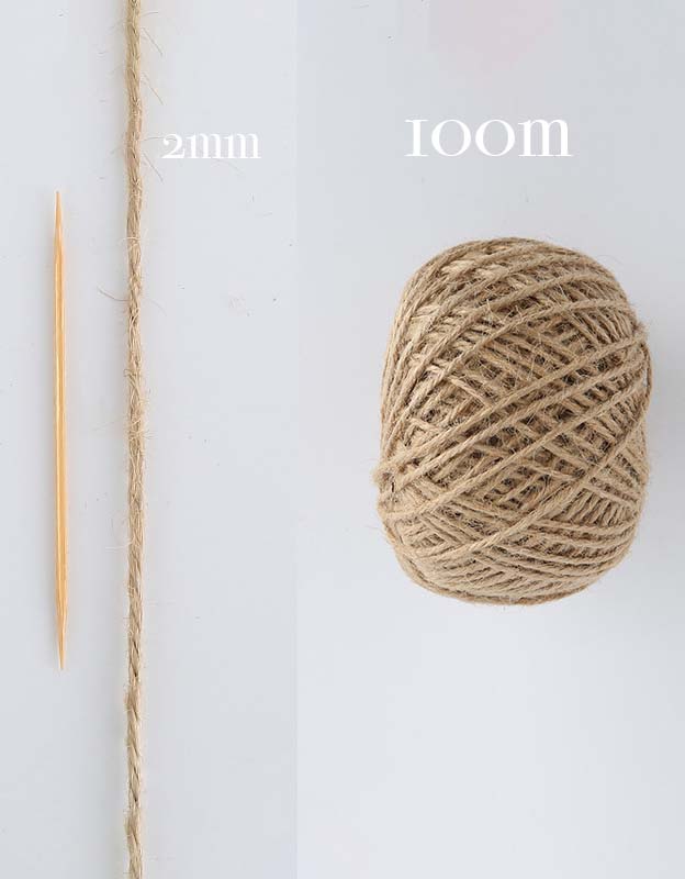 Natural Hemp Home Decor & DIY Material (1mm-4.5mm)