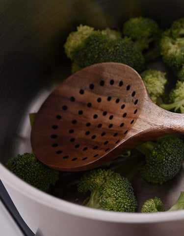 Espátula de madera antiadherente para cocina